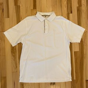 Burberry 🤩 Mens White Polo Shirt!